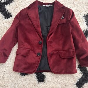 Burgundy Velvet Jacket